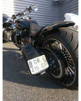 Support latéral noir homologué ECE France pour Harley Davidson